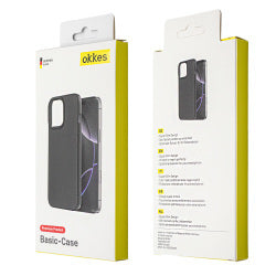 okkes® "Basic" TPU Case für Samsung Galaxy A17 4G / 5G / A18 4G / 5G – Schwarz
