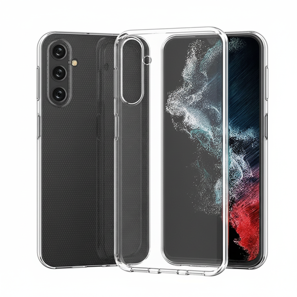 OKKES AIR transparente TPU Hülle für Samsung Galaxy S25+