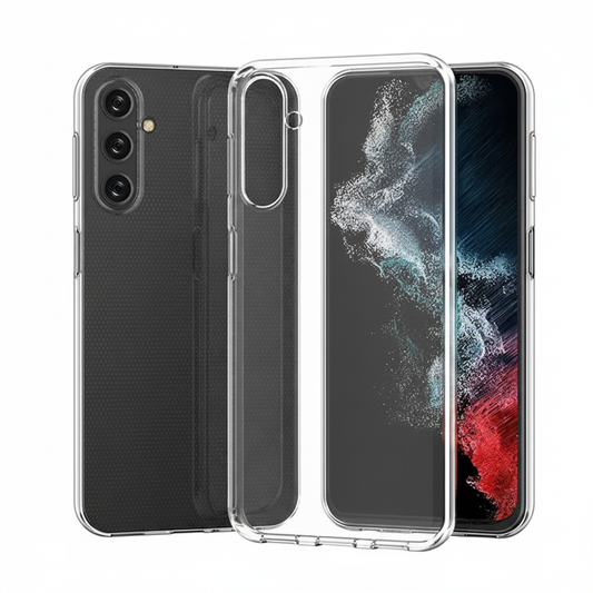 OKKES AIR transparente TPU Hülle für Samsung Galaxy S25+