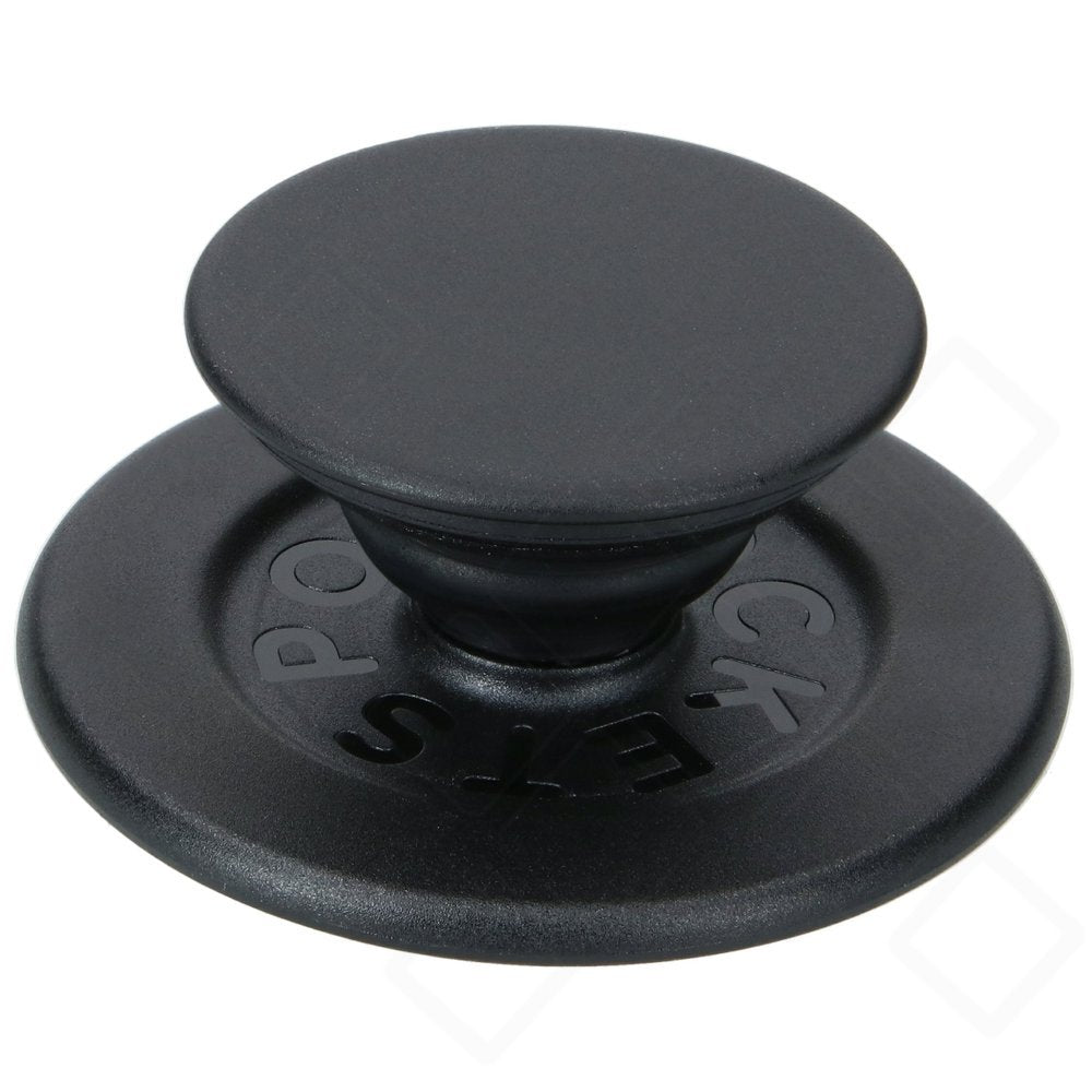 PopSockets PopGrip Round MagSafe in Schwarz mit magnetischem Adapterring für Smartphones