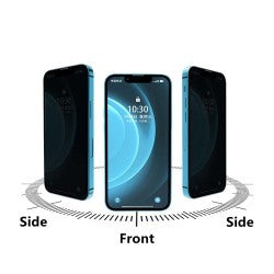 okkes Privacy Panzerglas 3D für iPhone 16 Pro / 17 – Blickschutz