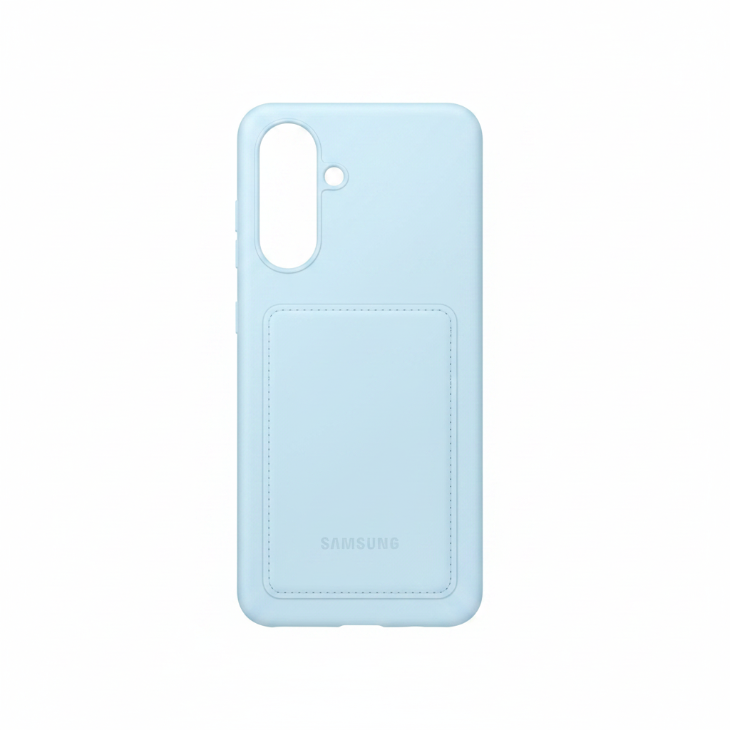 Original Samsung Card Slot Case für Samsung Galaxy A56 5G mit integriertem Kartenfach - blue