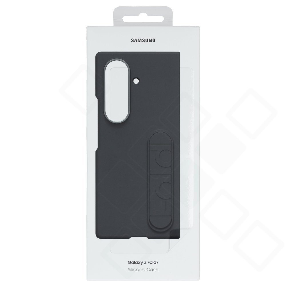 Samsung Silicone Stand Case with Strap für F966B Samsung Galaxy Z Fold7 - black