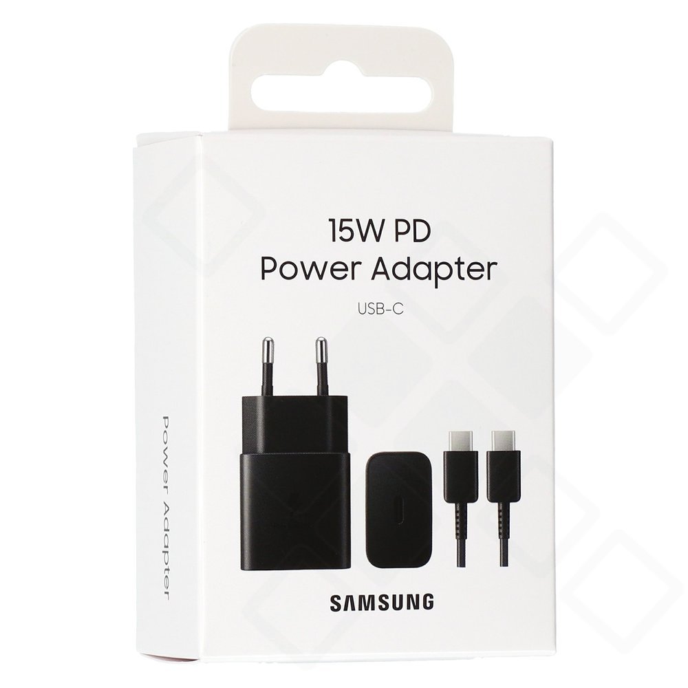 Samsung Wall Charger EP-T1510XBEGEU 15W + USB-C Datenkabel 15W - black