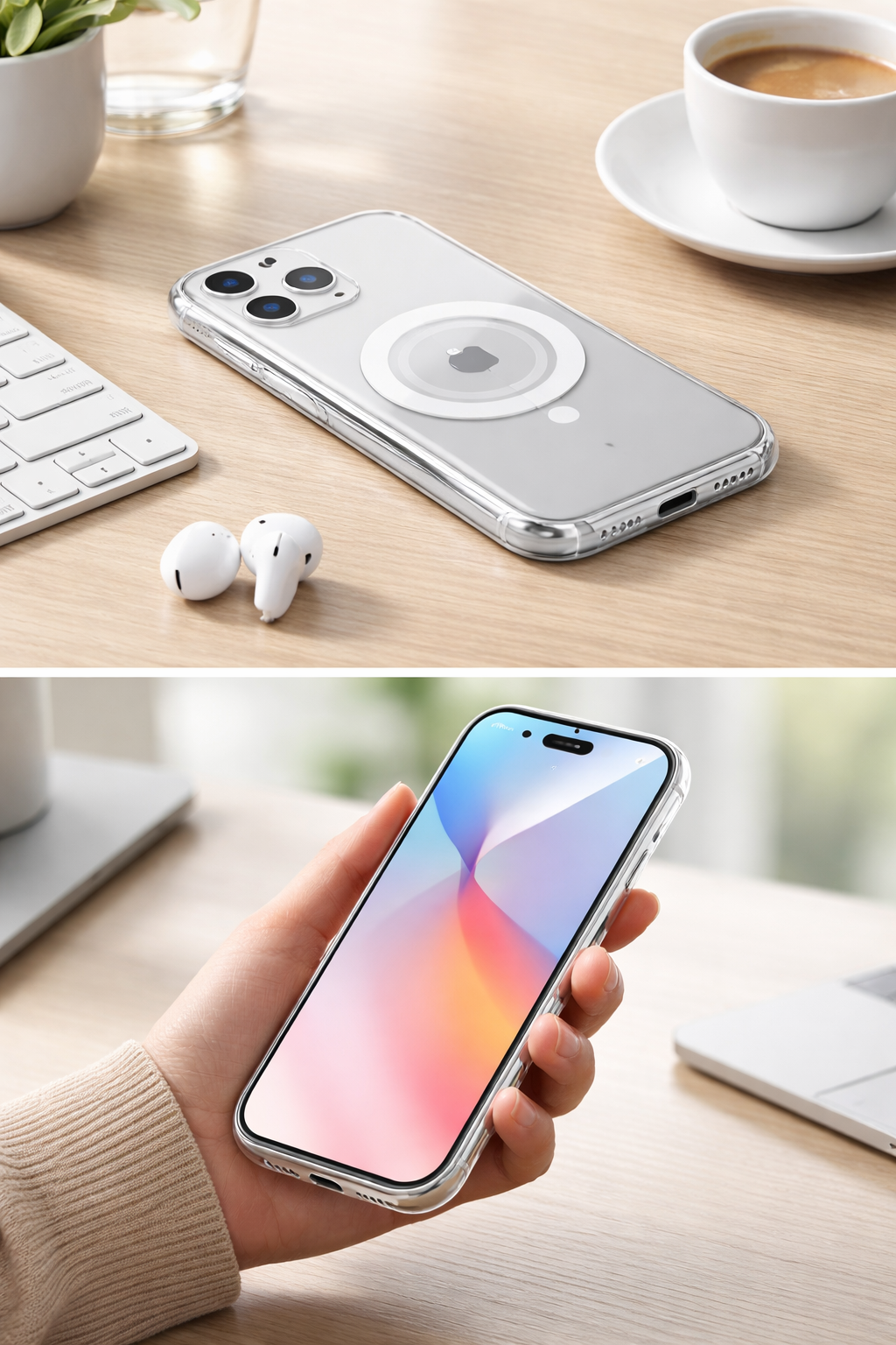 iPhone 16 Hülle + Panzerglas Set – 360° Komplettschutz | 4smarts