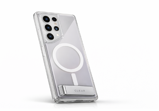 CARE Feature Case Clear mit Kickstand & MagSafe für Samsung Galaxy S25 Ultra