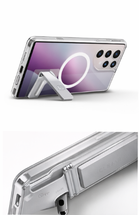 CARE Feature Case Clear mit Kickstand & MagSafe für Samsung Galaxy S25 Ultra