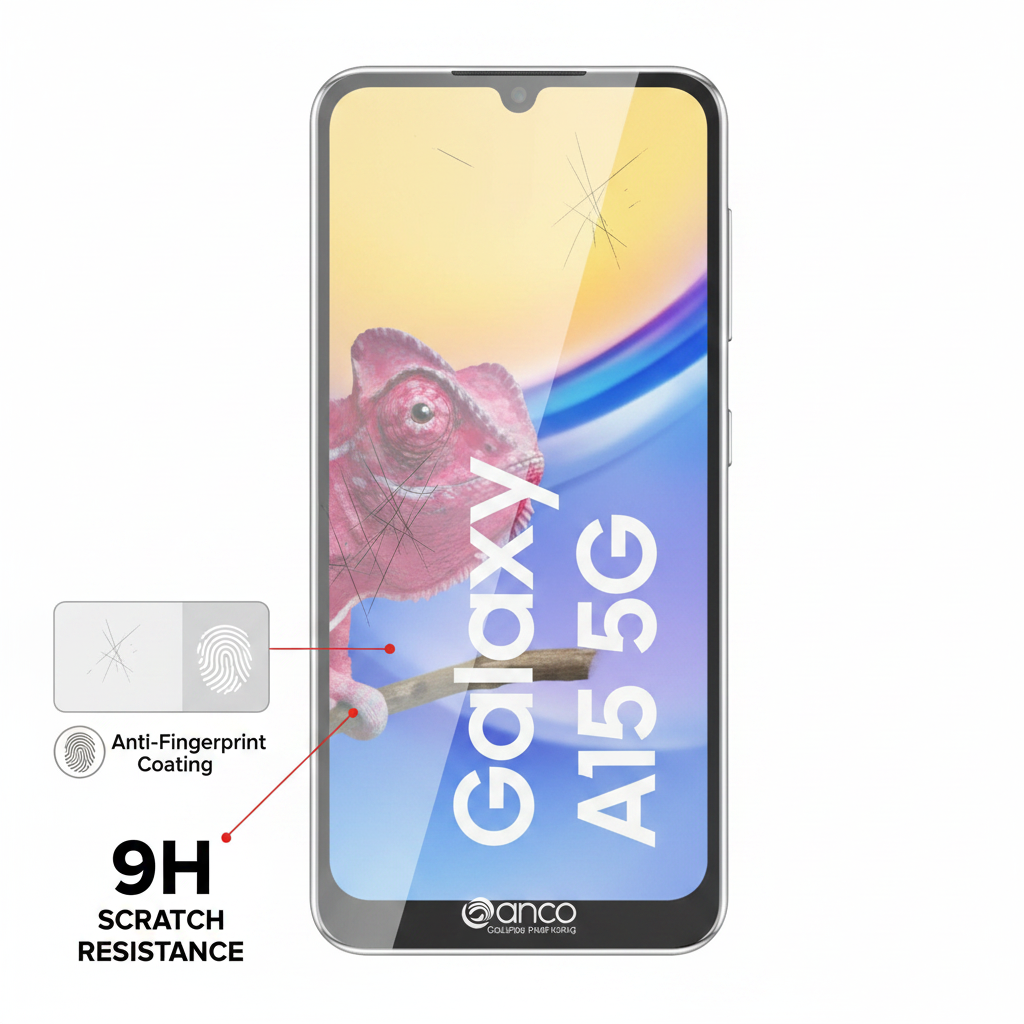 anco Tempered Glass A15 5G – Bild 3