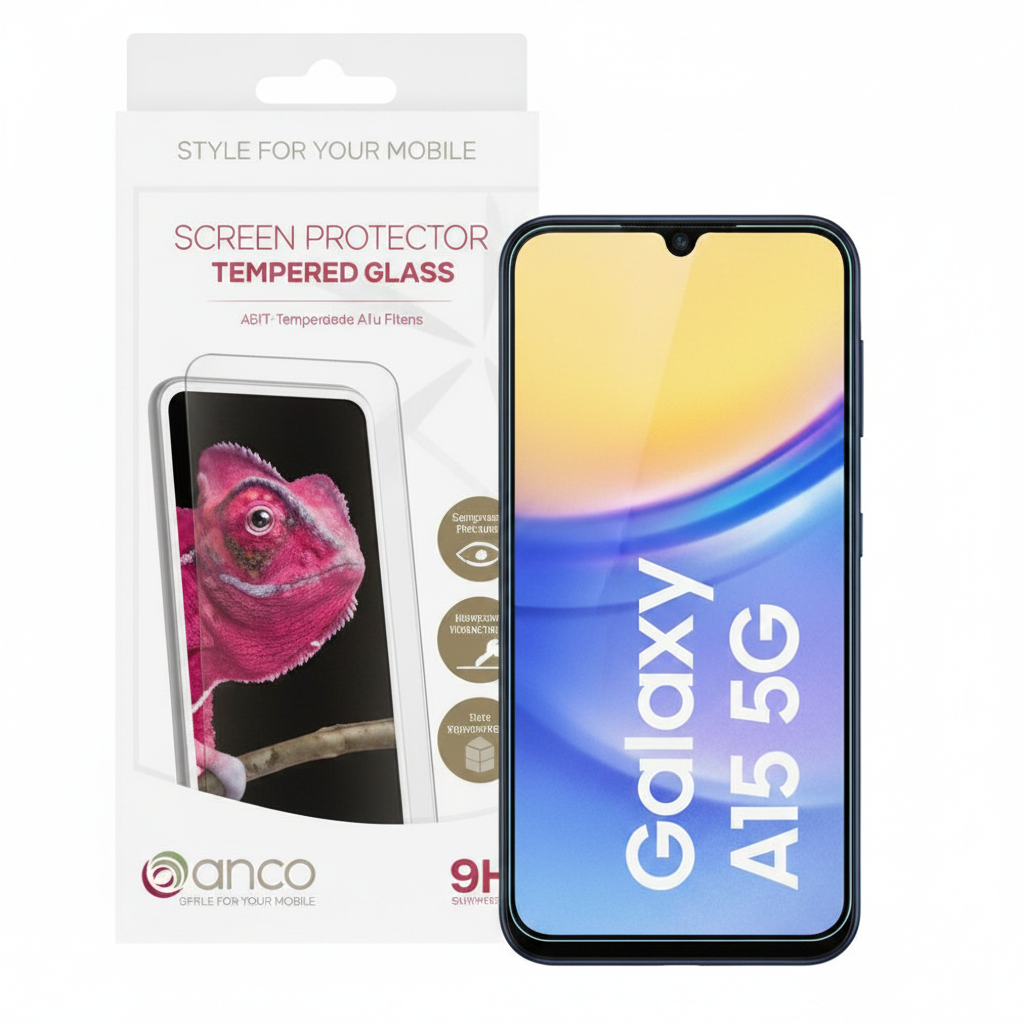 anco Tempered Glass A15 5G – Bild 4