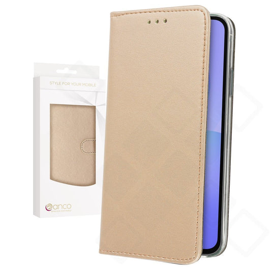 anco Basic Bookcase für A366B Samsung Galaxy A36 5G - gold