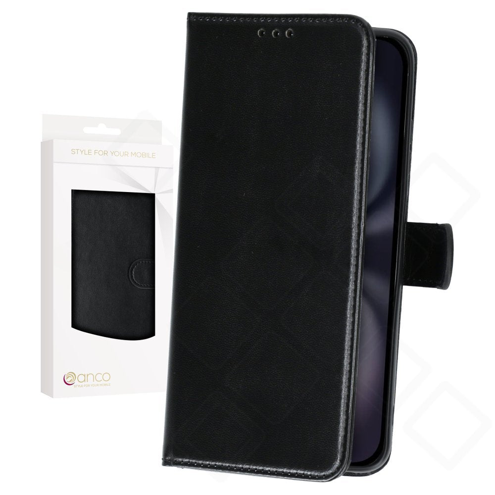 anco Basic Bookcase für Apple iPhone 16 Plus - black