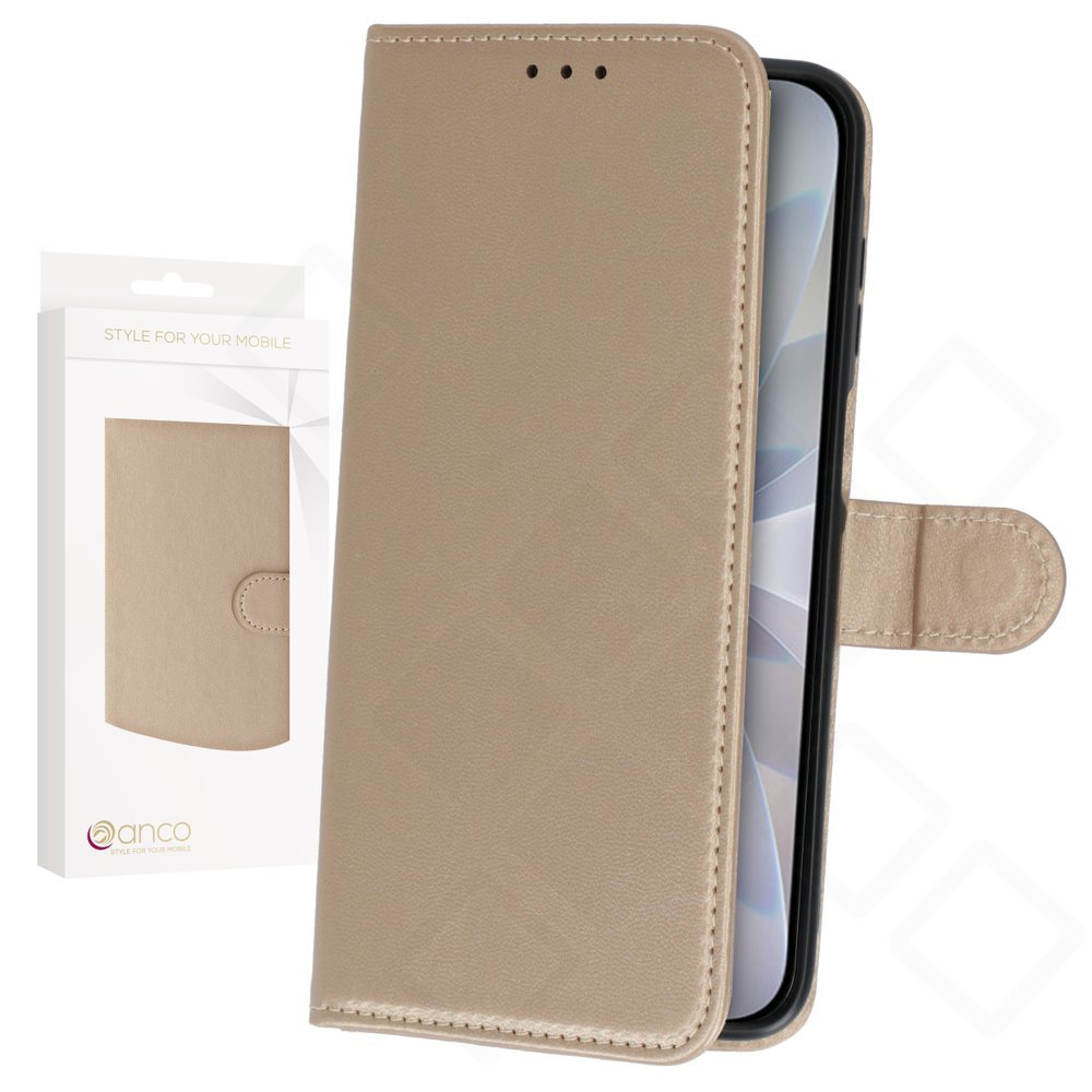 anco Basic Bookcase für Apple iPhone 17 - gold