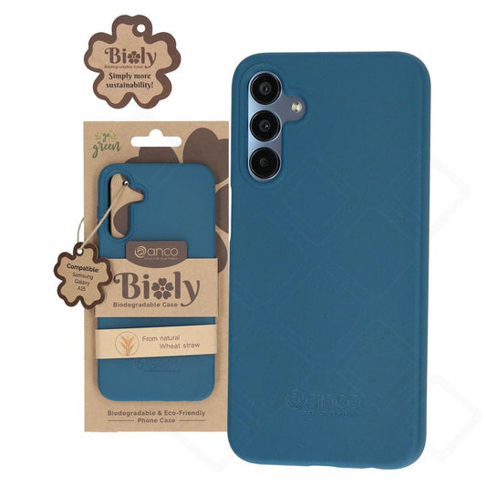 anco Bioly Case für A155F, A156B Samsung Galaxy A15, A15 5G - blue