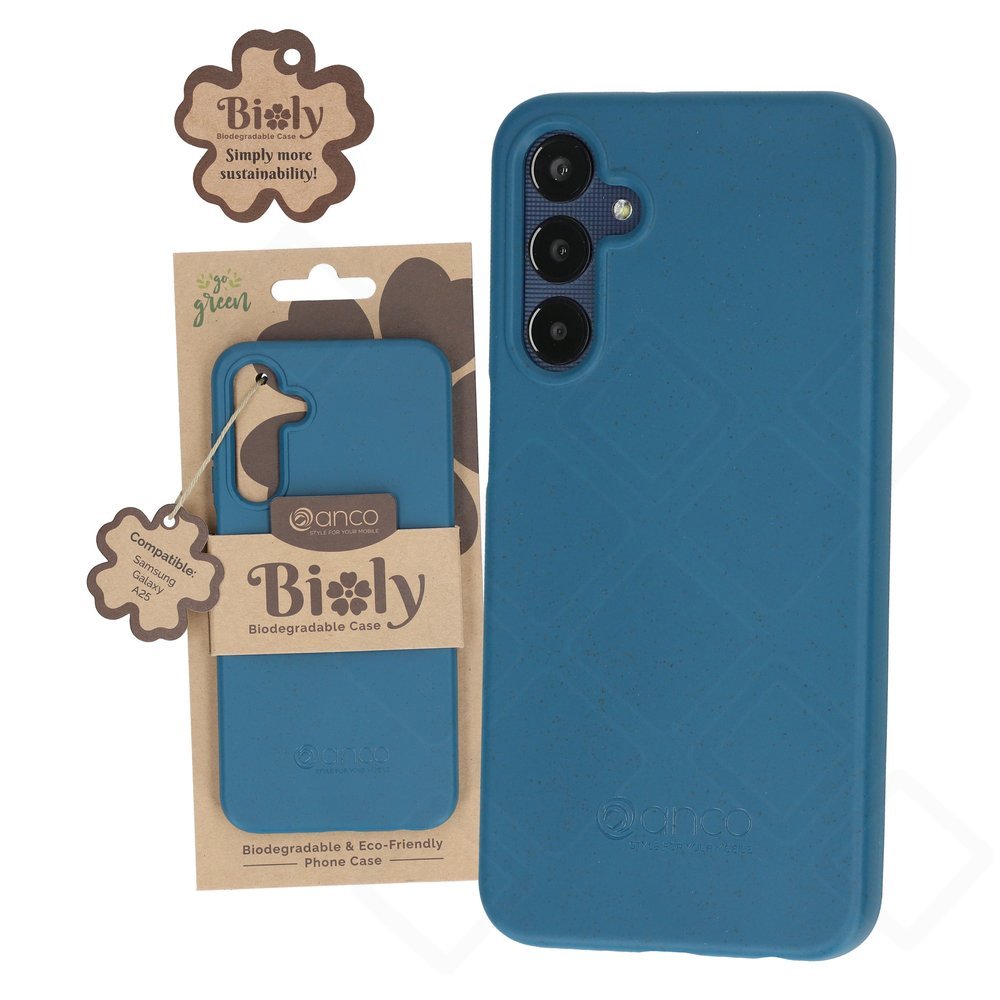 anco Bioly Case für A256B Samsung Galaxy A25 5G - blue