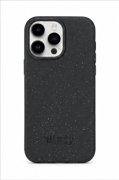 anco Bioly Case für Apple iPhone 14 Pro Max aus biologisch abbaubarem Material in Schwarz