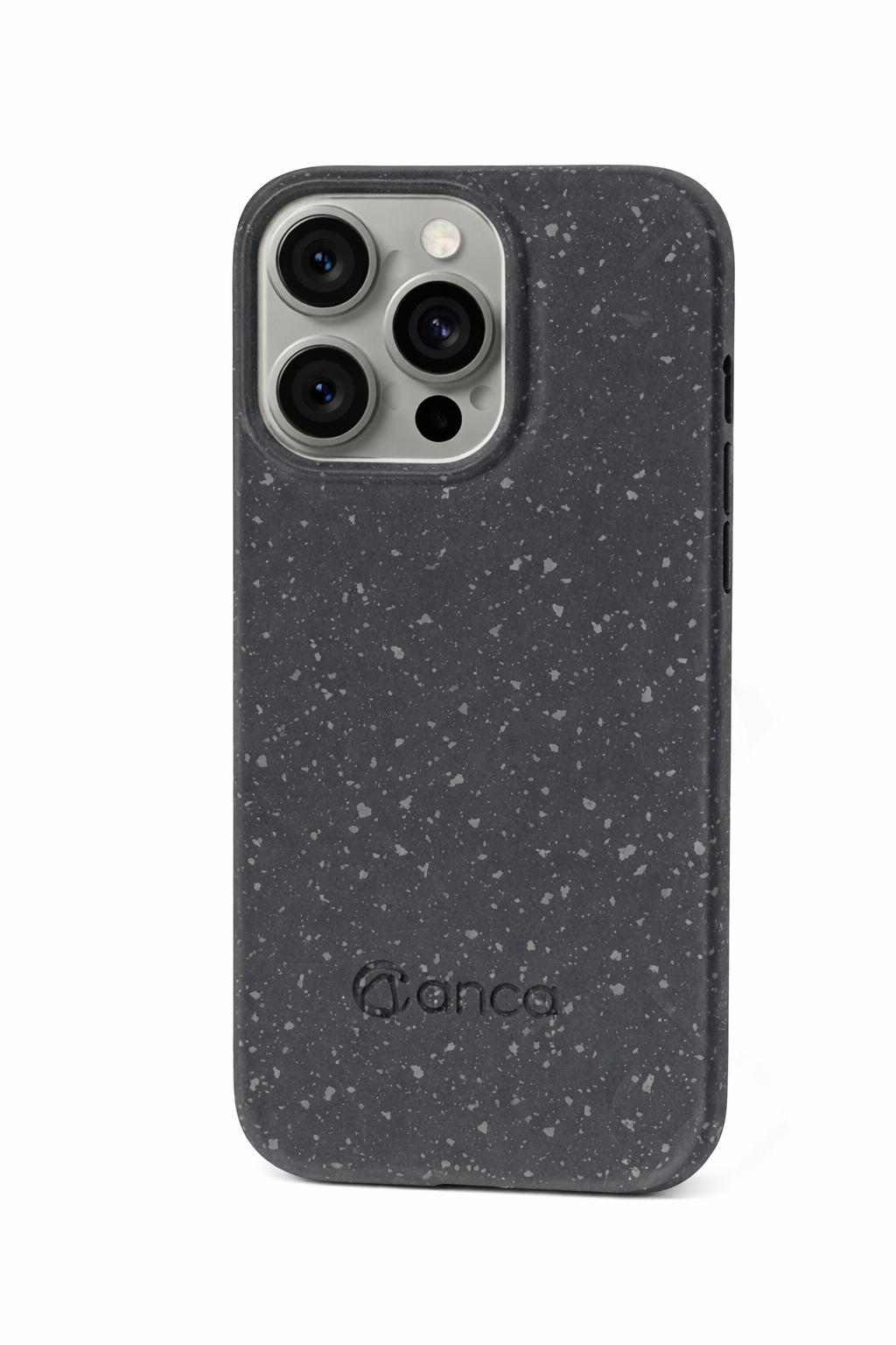 anco Bioly Case für Apple iPhone 15 Pro aus biologisch abbaubarem Material in Schwarz