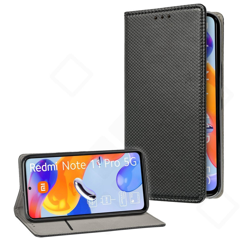 anco Bookcase Basic Magnetic für Xiaomi Redmi Note 11 Pro+ 5G