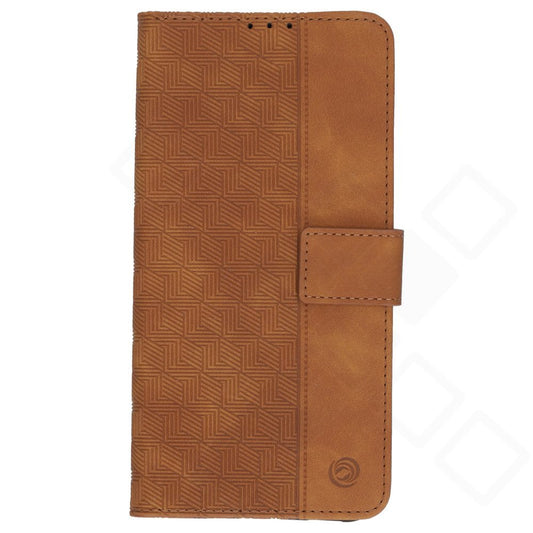 anco Bookcase Geometric für A175B, A176B Samsung Galaxy A17 4G, A17 5G - brown