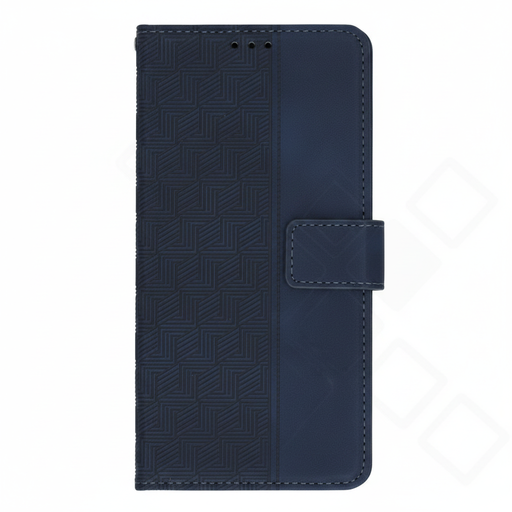anco Bookcase Geometric für A376B Samsung Galaxy A37 5G - blue