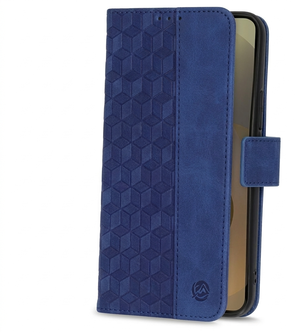 anco Bookcase Geometric für S938B Samsung Galaxy S25 Ultra - blue