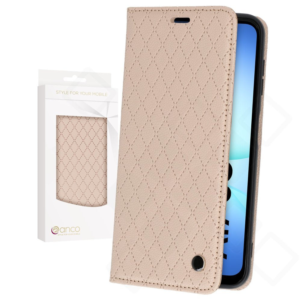 anco Bookcase Style magnetic für A175B, A176B Samsung Galaxy A17 4G, A17 5G - beige