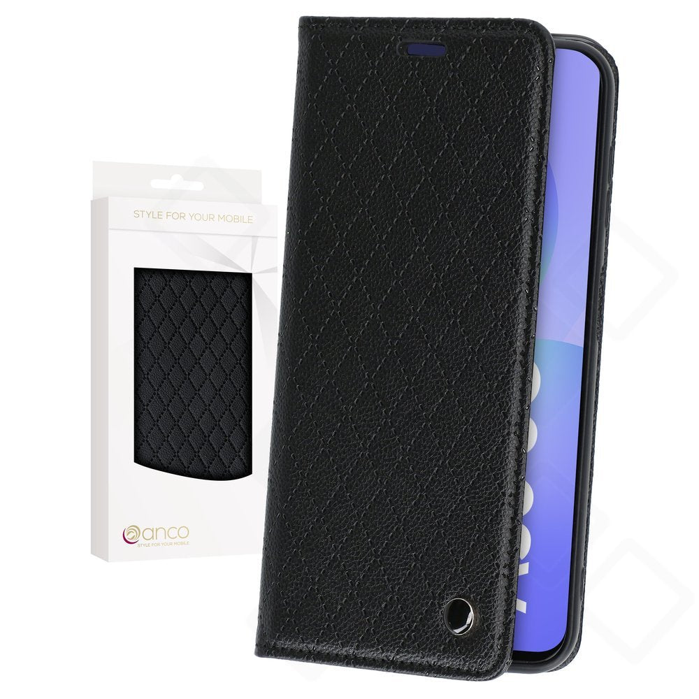 anco Bookcase Style Magnetic für Samsung Galaxy A36 5G in Schwarz