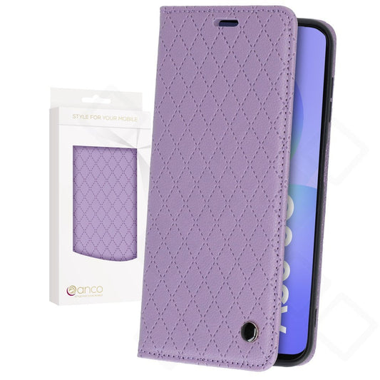anco Bookcase Style Magnetic für Samsung Galaxy A36 5G in Lila