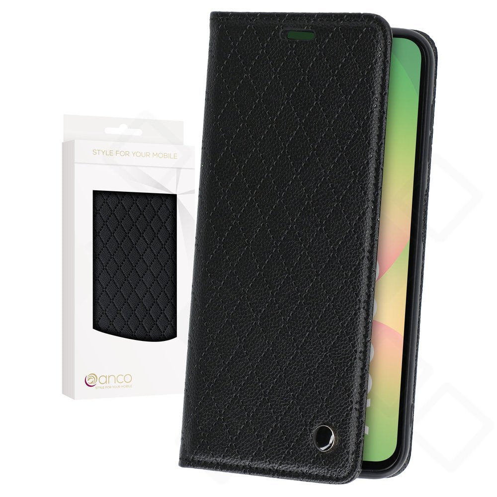 anco Bookcase Style magnetic für A566B Samsung Galaxy A56 5G - black