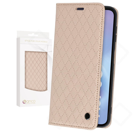 anco Bookcase Style magnetic für A576B Samsung Galaxy A57 5G - beige