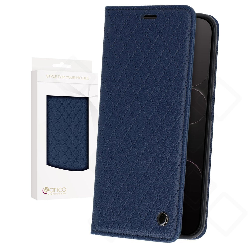 anco Bookcase Style magnetic für Apple iPhone Air - navy