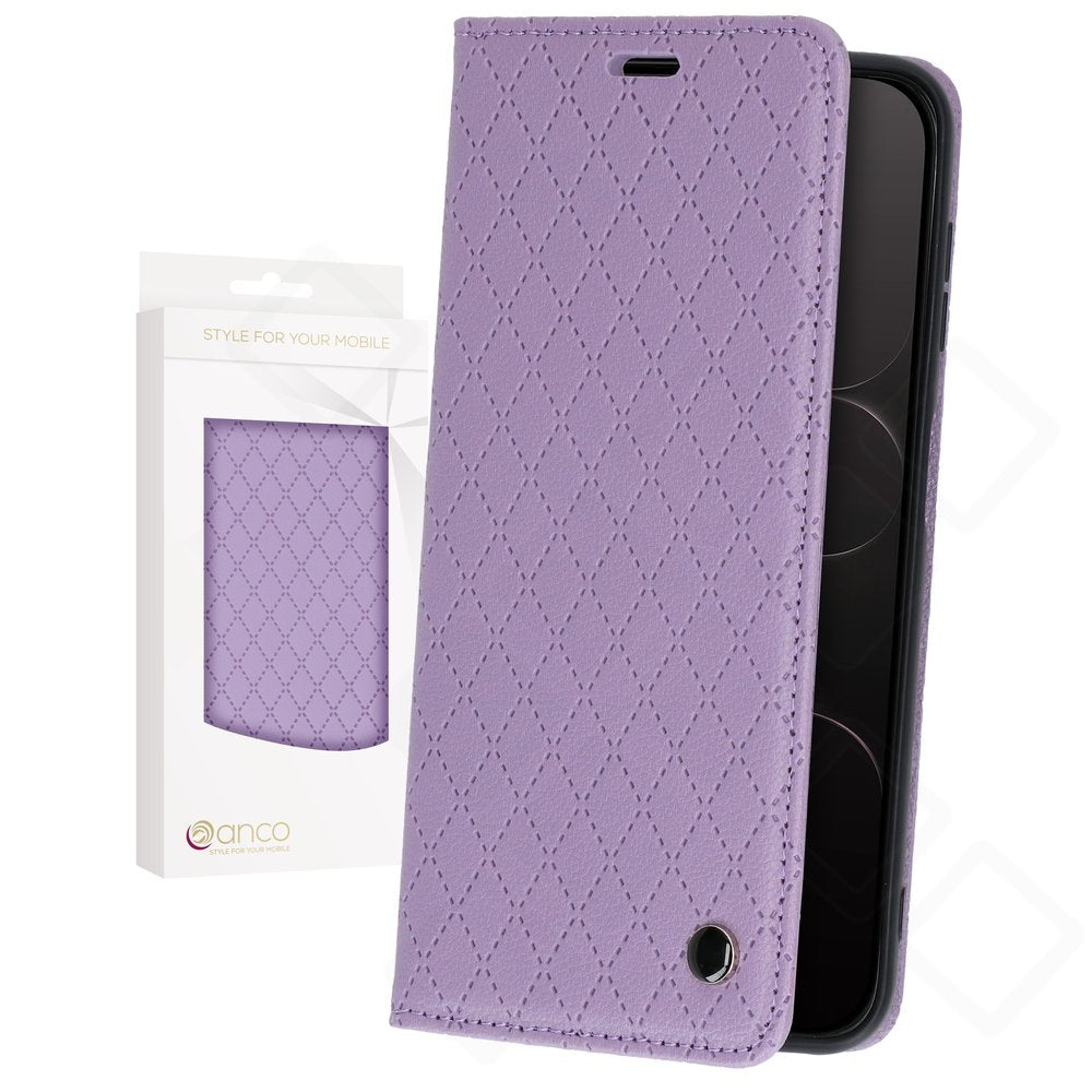 anco Bookcase Style magnetic für Apple iPhone Air - purple