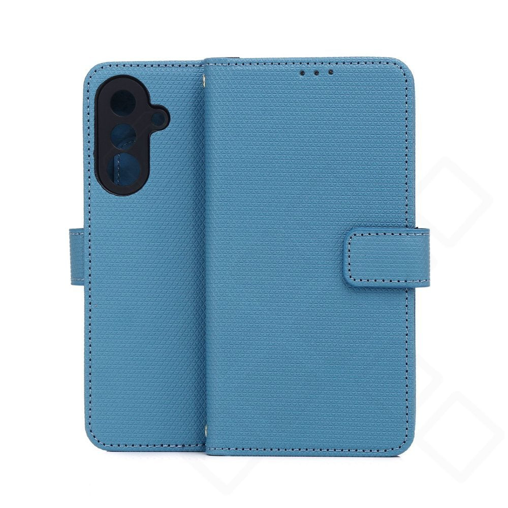 anco Bookcase Triangle für A175B, A176B, A266B Samsung Galaxy A17 4G, A17 5G, A18 4G, A18 5G, A26 5G - blue