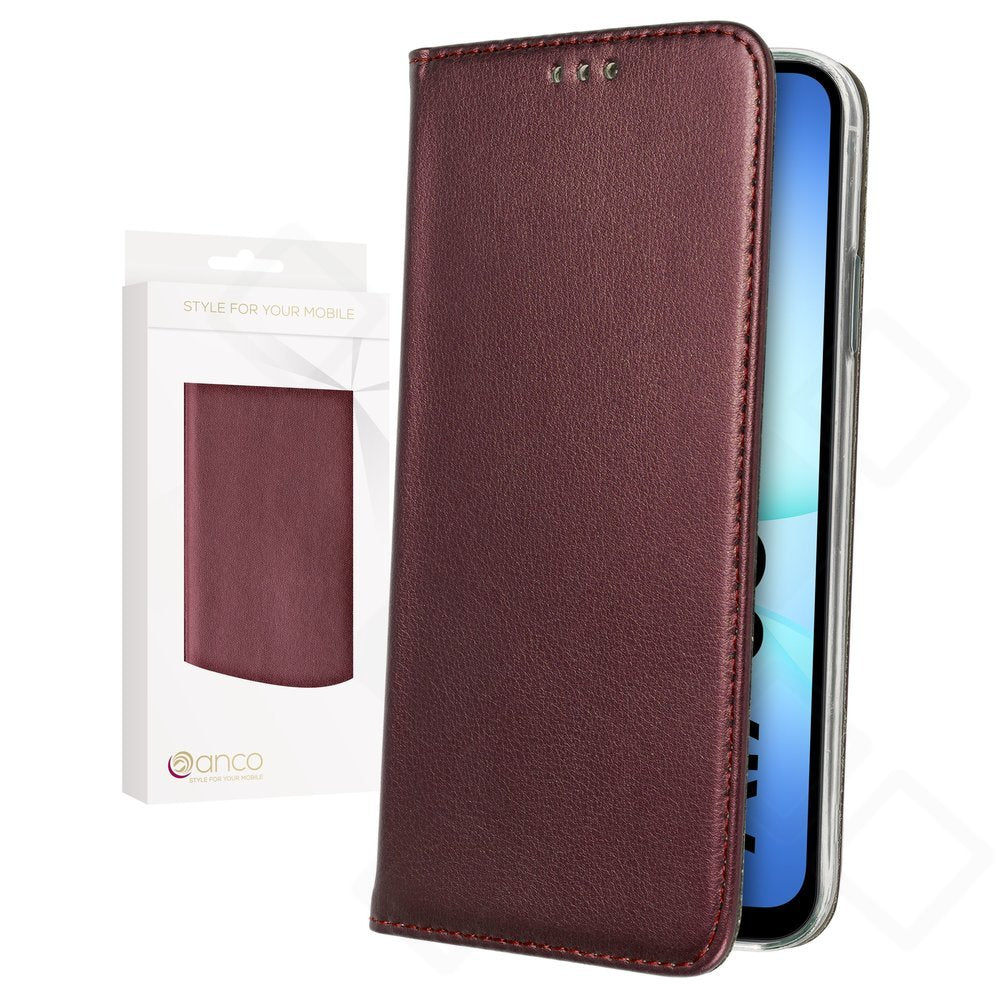 anco Bookcase basic magnetic für A175B, A176B Samsung Galaxy A17 4G, A17 5G - burgundy