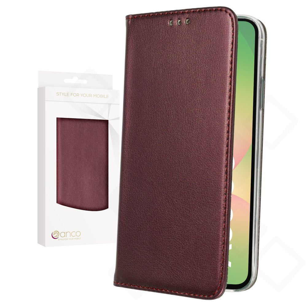 anco Bookcase basic magnetic für A566B Samsung Galaxy A56 5G - burgundy