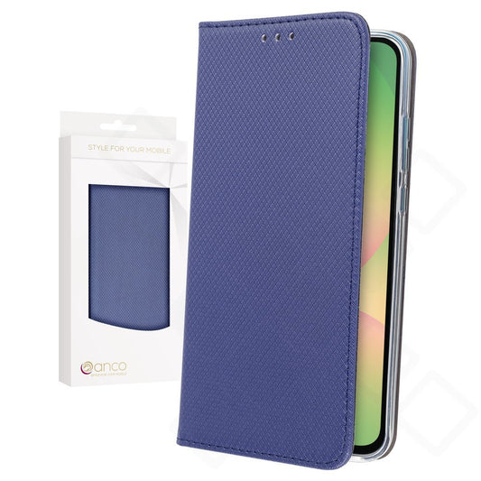 anco Bookcase Basic Magnetic für Galaxy A56 5G in Marineblau
