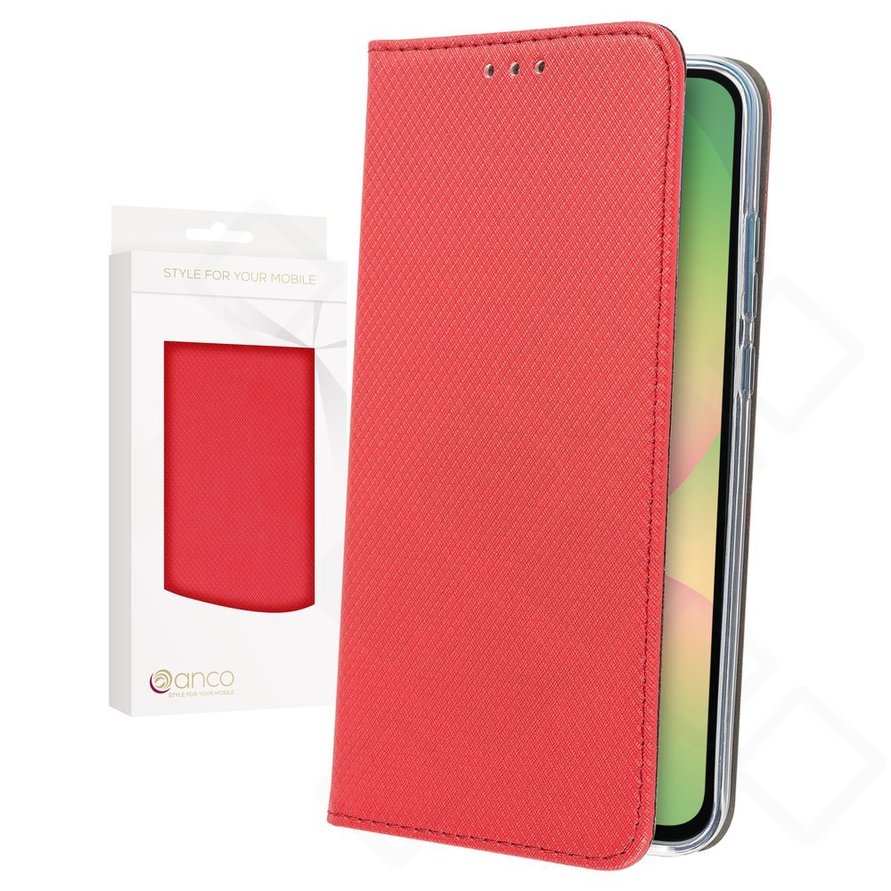 anco Bookcase basic magnetic für A566B Samsung Galaxy A56 5G - red