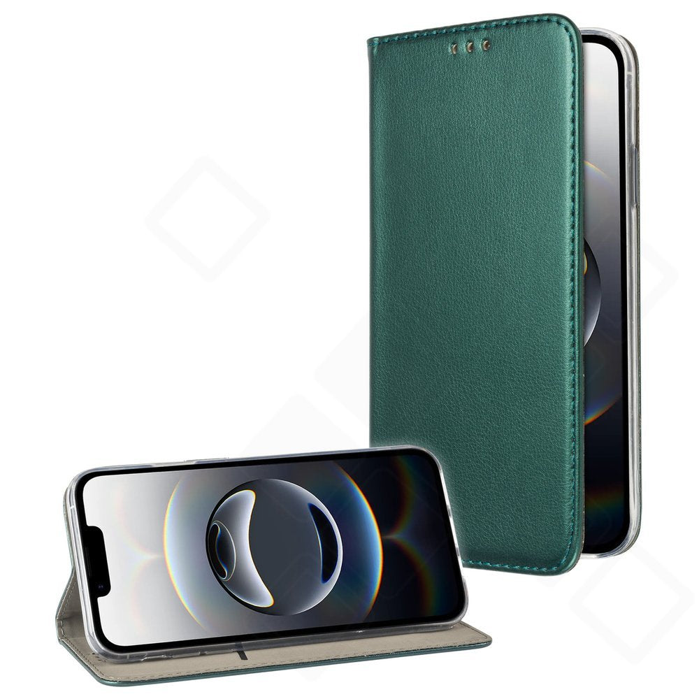 anco Bookcase basic magnetic für Apple iPhone 16e, 17e - dark green