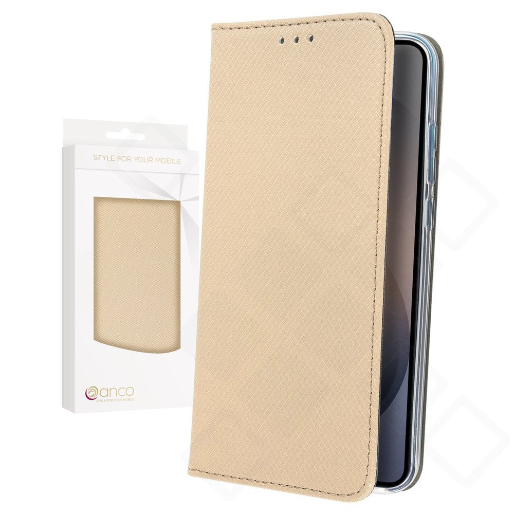 anco Bookcase basic magnetic für S942B Samsung Galaxy S26 - gold