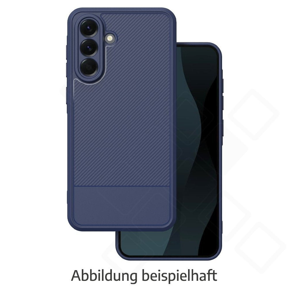 aanco Carbon Look Case für A576B Samsung Galaxy A57 5G - blue