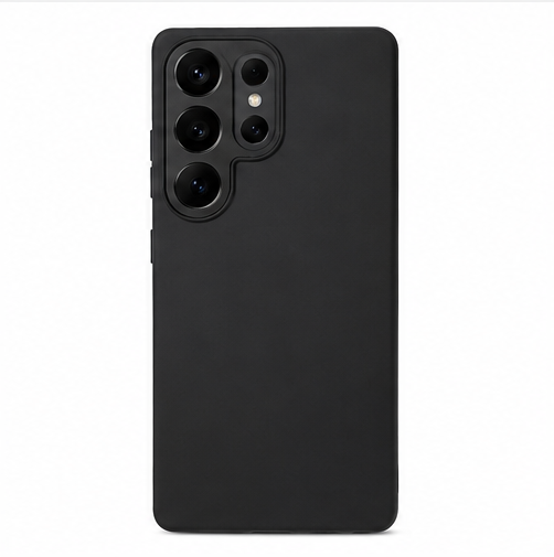anco Dark Case für Samsung Galaxy S26 Ultra aus mattem TPU in Schwarz