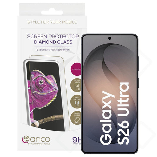 anco Diamond Glass für S918B Samsung Galaxy S26 Ultra, S27 Ultra - black