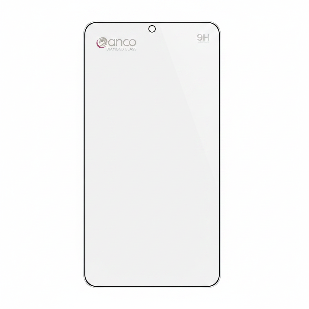 anco Diamond Glass 9H Panzerglas für Samsung Galaxy S26 mit schwarzem Rand