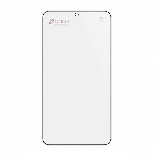anco Diamond Glass 9H Panzerglas für Samsung Galaxy S26 mit schwarzem Rand