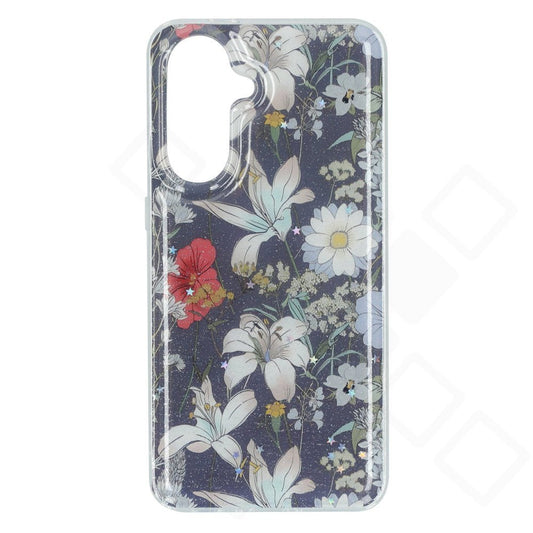 anco Flower Case für Samsung Galaxy A36 5G und A56 5G – Blau
