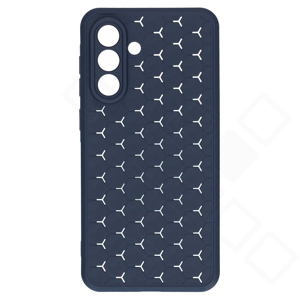 Blaues anco Honeycomb TPU Case mit Wabenstruktur für Samsung Galaxy A36 5G A366B