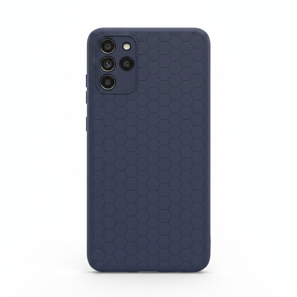 anco Honeycomb Case für Samsung Galaxy A36 5G in Blau aus TPU mit Wabenstruktur