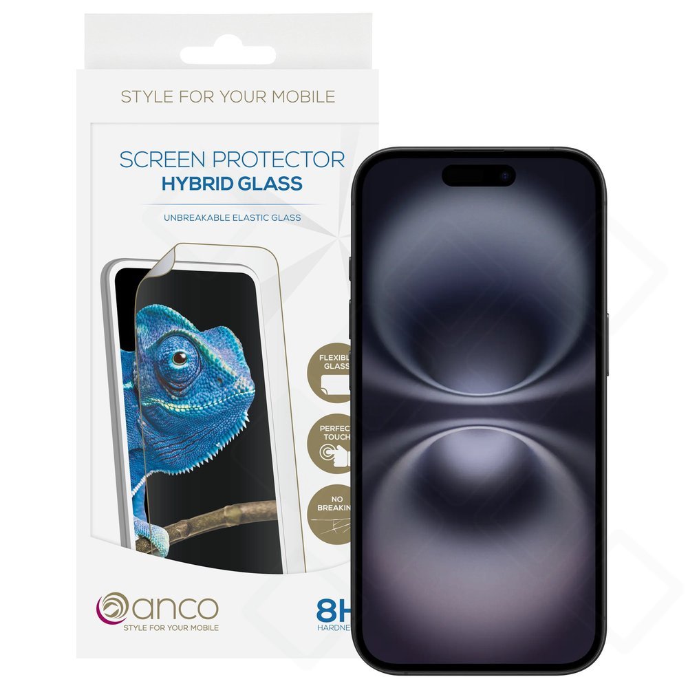 anco Hybrid Glass für Apple iPhone 16