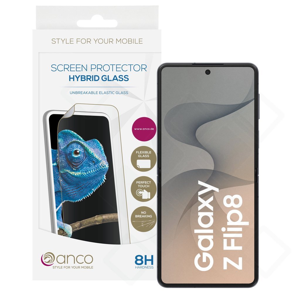 anco Hybrid Glass für F776B Samsung Galaxy Z Flip8
