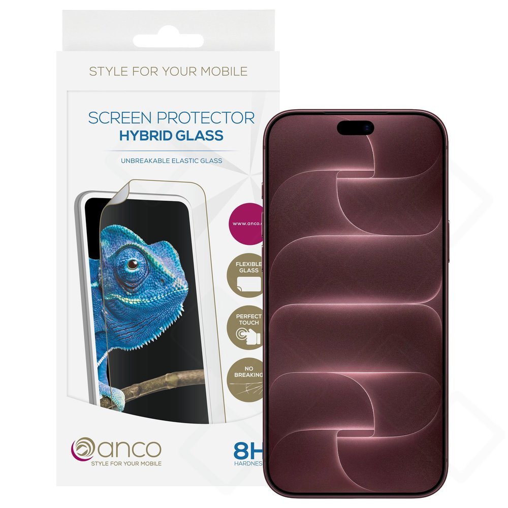 anco Hybrid Glass für Apple iPhone 16 Pro Max, 17 Pro Max, 18 Pro Max