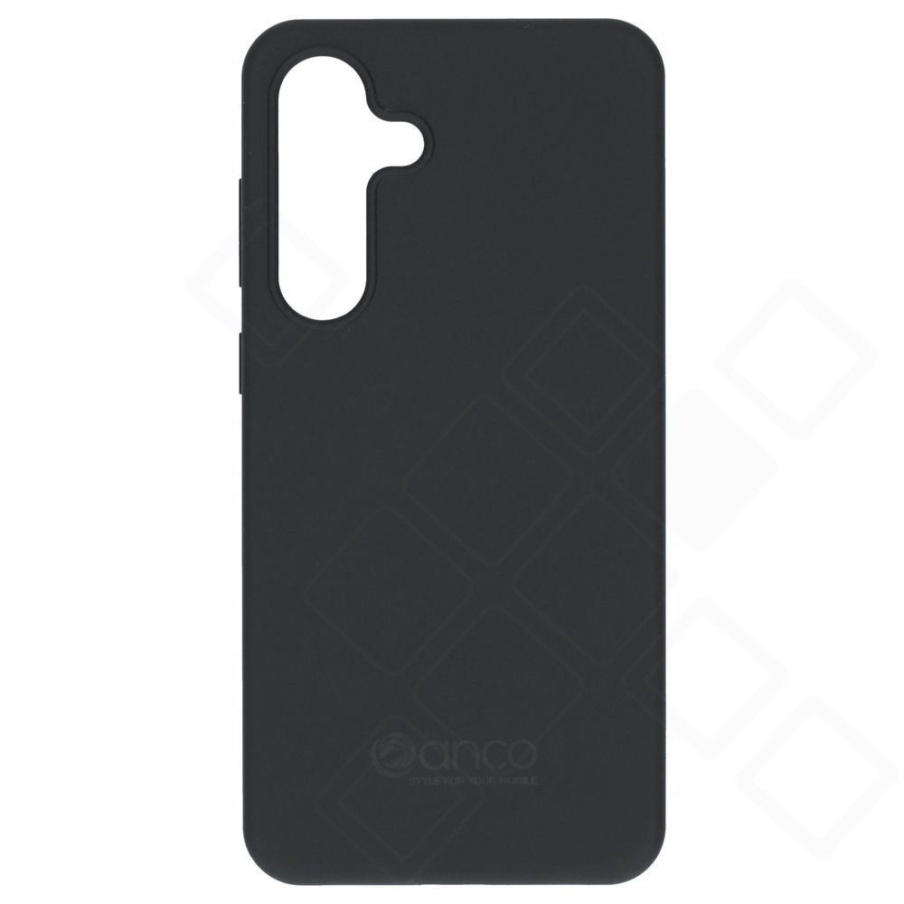 anco Liquid Silicone Case für Samsung Galaxy S25 FE – Schwarz